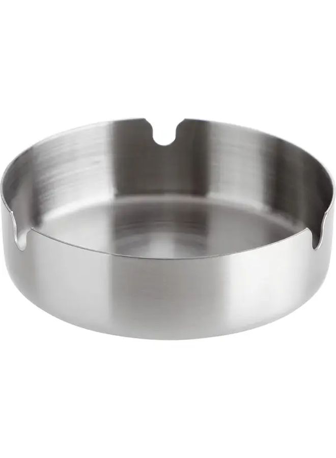 5pcs Stainless Steel Ashtrays Round with 3 Slots for Indoor Outdoor Use - Image 4