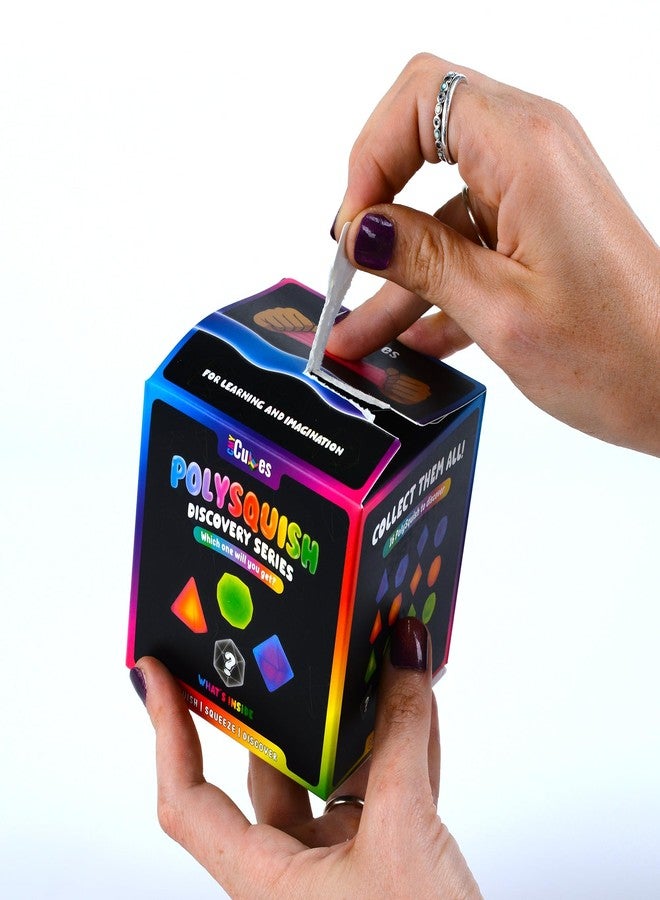 CMY Cubes PolySquish Discovery Series - Blind Box- Mystery Squishy - Color Mixing Sensory Stress Relief Toy - Tactile Fidget - 16 Shape and Colour Combinations - Collectible, Educational, STEAM Play - Image 2