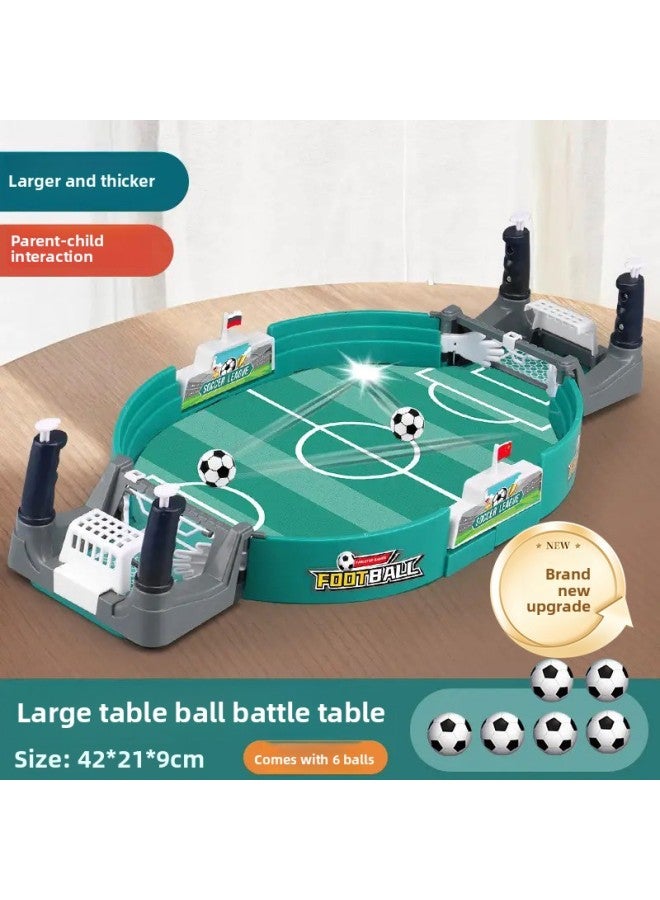 طاولة كرة قدم للأطفال، طاولة معركة مزدوجة، لعبة تفاعلية عائلية، لعبة لوحية للأولاد من عمر 3 إلى 6 سنوات، Qihuan