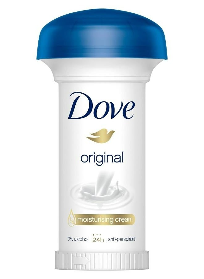دوف كريم مرطب مضاد للتعرق الأصلي يدوم 24 ساعة 50 مل - Image 1