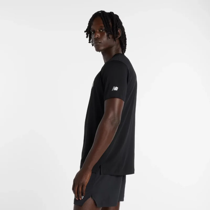 New Balance Black Utility Fade Runner T-Shirt for Men | Best Price UAE