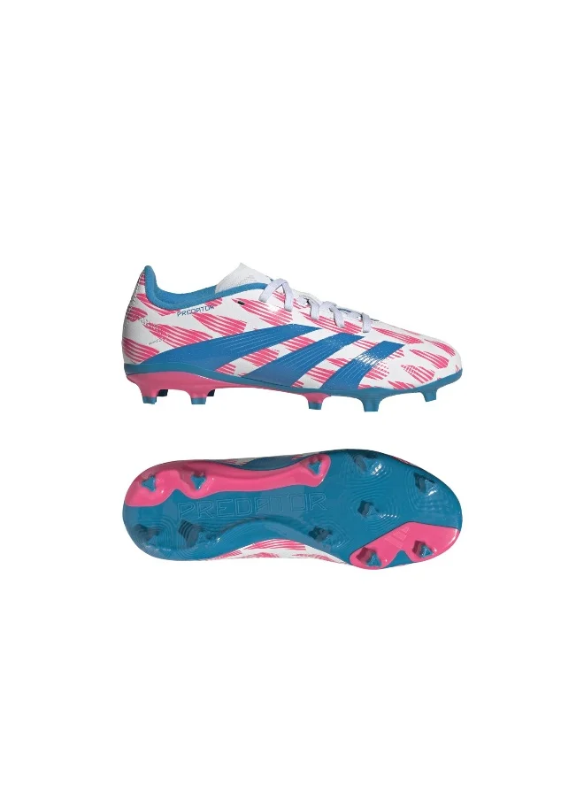Adidas Adidas Predator League Fg J White Football Shoes For Kids Unisex 10K