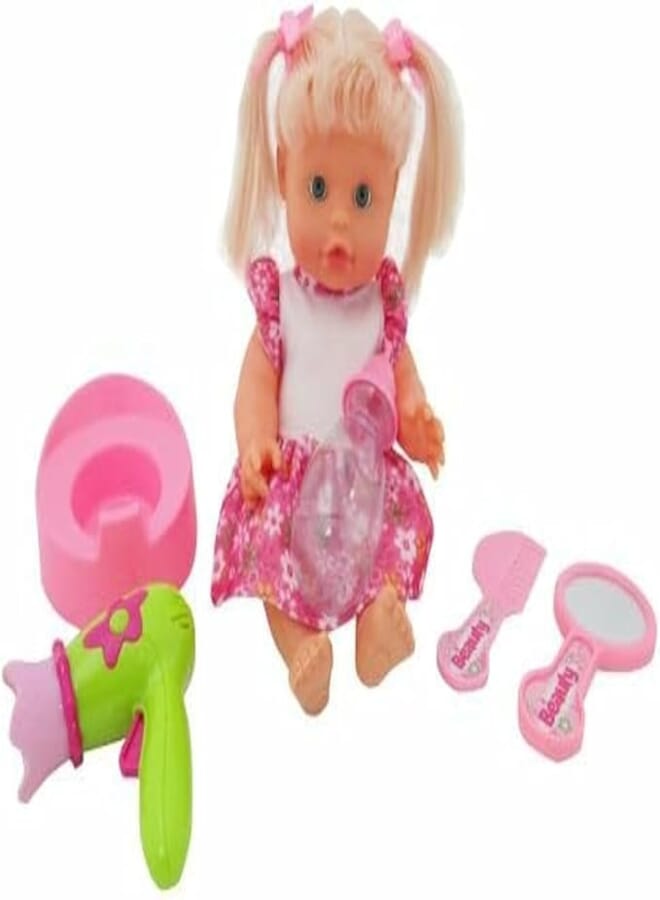 Dimian Bambolina Amore Doll 30 Cm With Tools, Pink