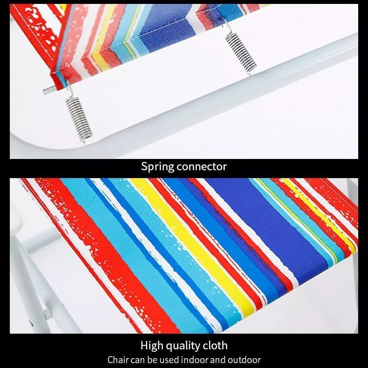 DEXO كرسي شاطئي وقابل للطي في الهواء الطلق - خفيف الوزن، سهل الحمل، قماش بوليستر مقاوم للماء وإطار فولاذي، محمول للتخييم، المشي، الفناء، المهرجانات - Image 2