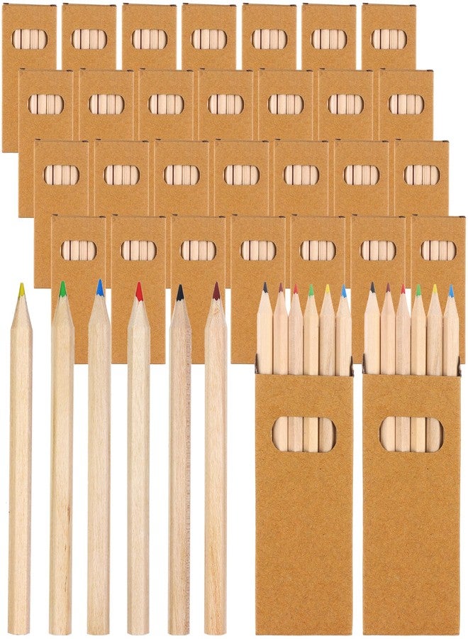 TBoxBo 150Packs/900Pcs Colored Pencils Bulk Mini Drawing Pencils Set for Kids 3.5inch Short Fat Color Pencils Back To School Gifts for Adult Coloring Books, Classroom School Drawing Birthday Wedding - Image 1