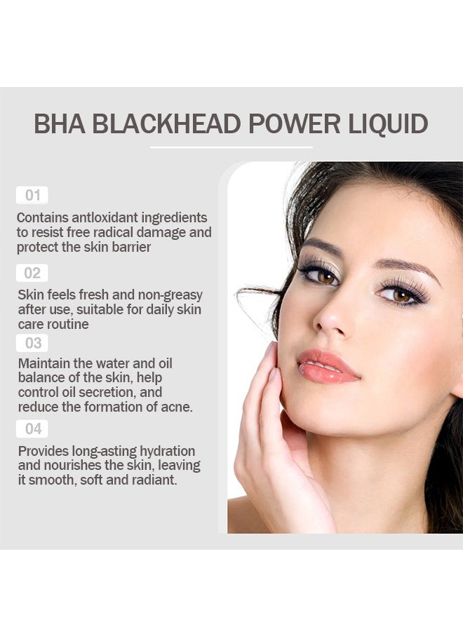 Hoygi - Bha Blackhead Power Liquid，Liquid Salicylic Acid Exfoliant, Salicylic Acid Toner for Face, Moisturizing Toner with Salicylic Acid for Exfoliation 100ml - Image 1