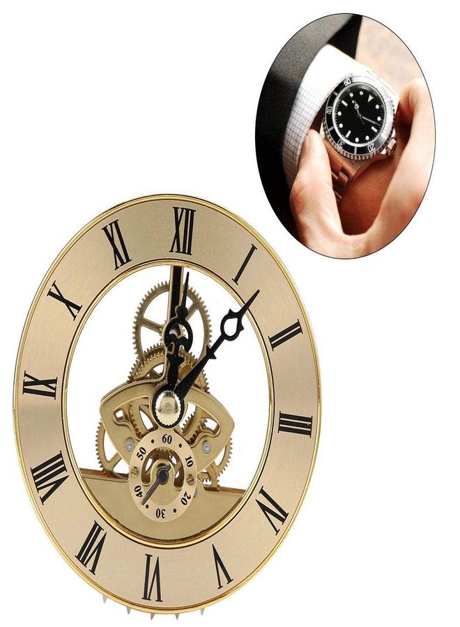 Ichiias Metal 86mm Built-in Clock Head DIY Desk Craft Clock Accessory - Image 4