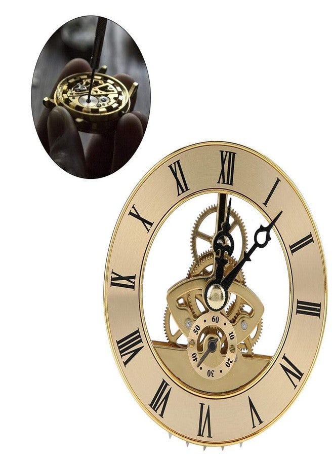 Ichiias Metal 86mm Built-in Clock Head DIY Desk Craft Clock Accessory - Image 3