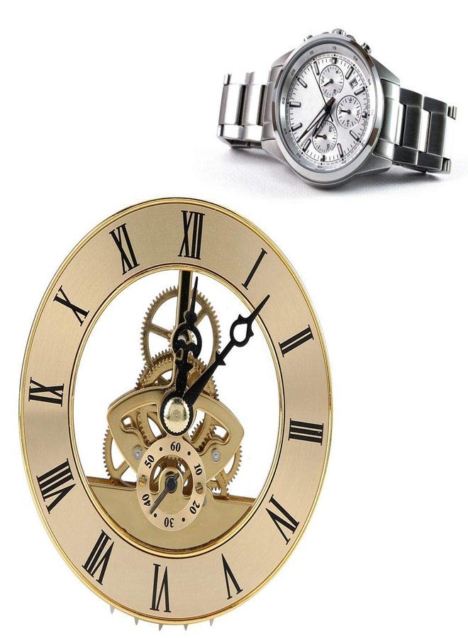 Ichiias Metal 86mm Built-in Clock Head DIY Desk Craft Clock Accessory - Image 2