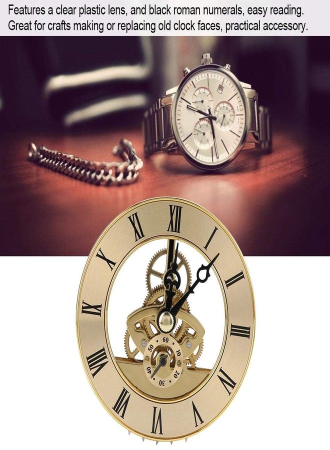 Ichiias Metal 86mm Built-in Clock Head DIY Desk Craft Clock Accessory - Image 5