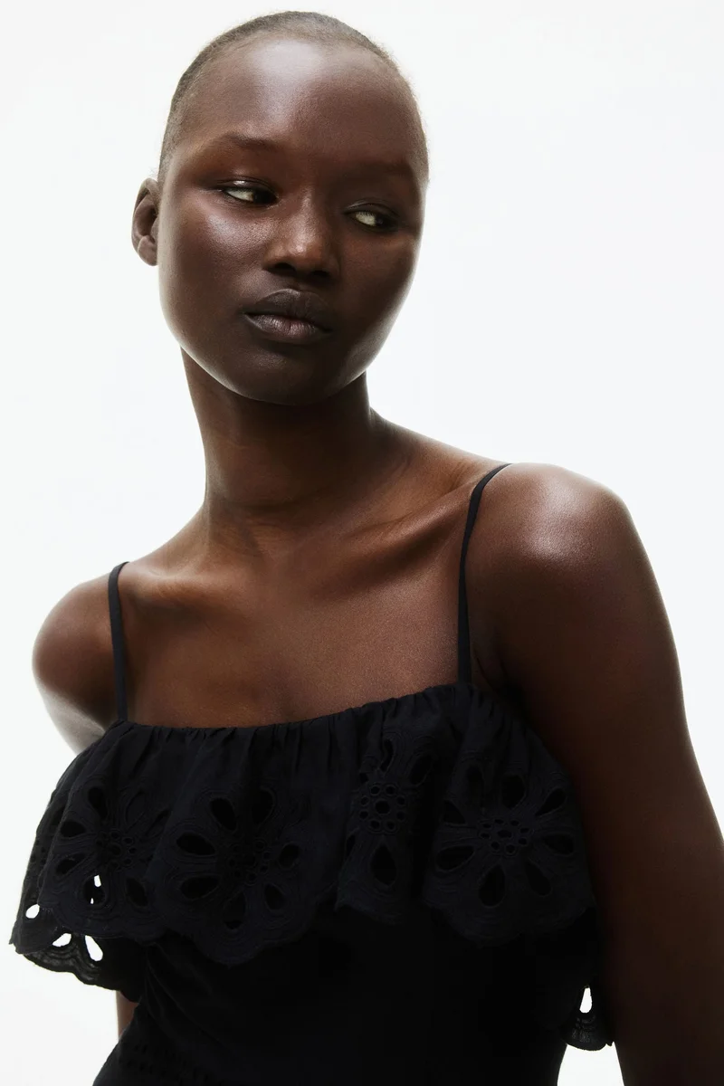 H&M Broderie anglaise cotton dress