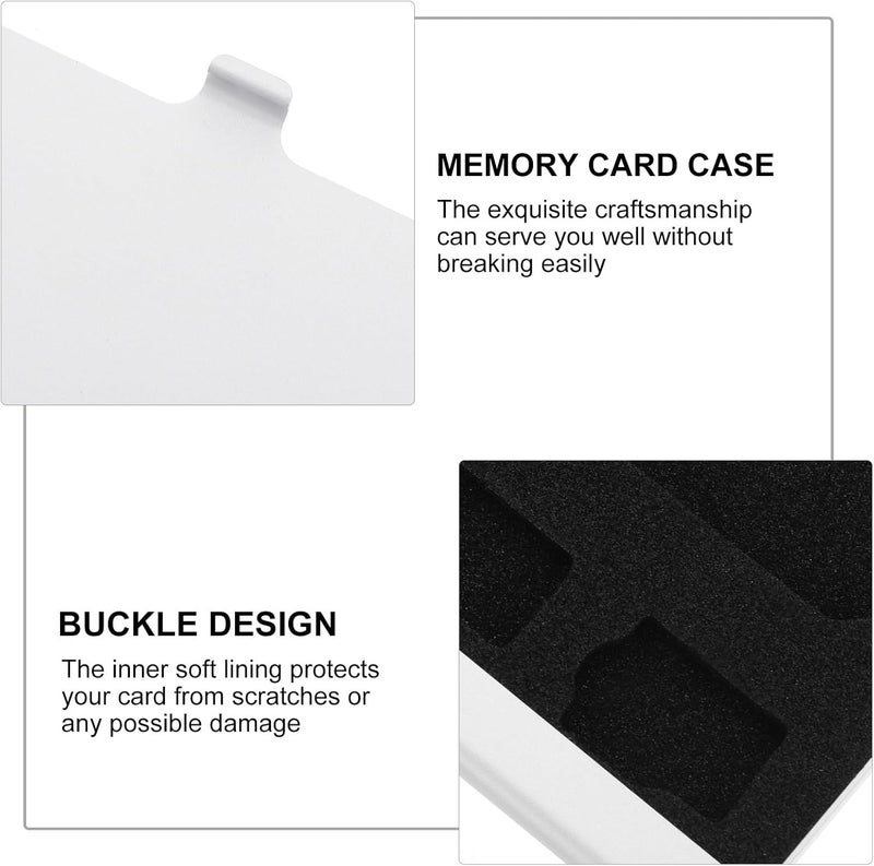 Healeved Aluminum Alloy Memory Card Case 9-Slot Anti-Static Waterproof Holder Portable Storage Organizer for Travel and Electronics Accessories - Image 3
