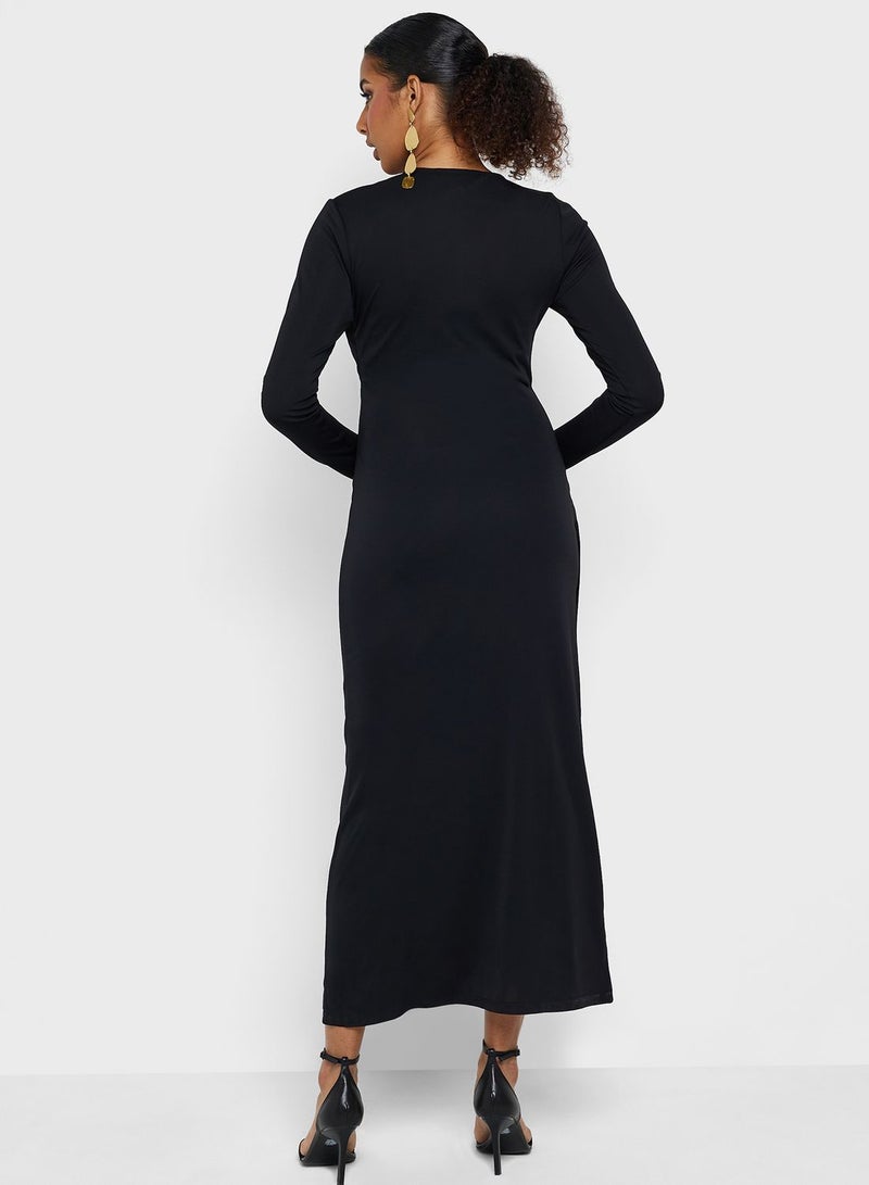 Montania Long Sleeve Midi Dress - Image 2