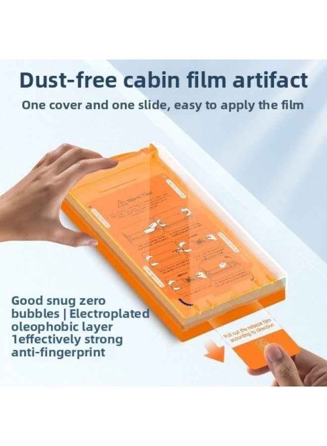 For HuaweiHonor Dust Free Cabin Mate70pro/mate60pro/80pro Mobile Phone Tempered Re-purchase Film-Color:mate30RS-Size:Full Glue Tempered Re-purchase Film One Piece
