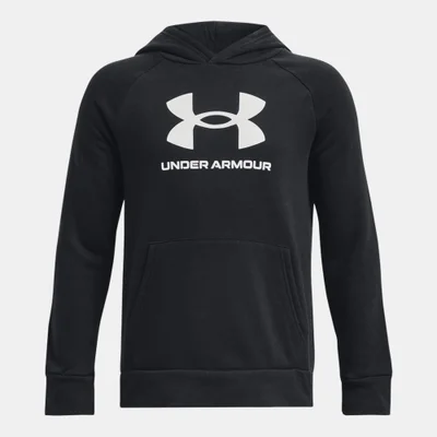UNDER ARMOUR Kids' Rival Fleece Big Logo Hoodie