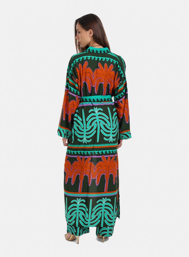Carina كارديغان مزخرف بأشجار النخيل - Image 3