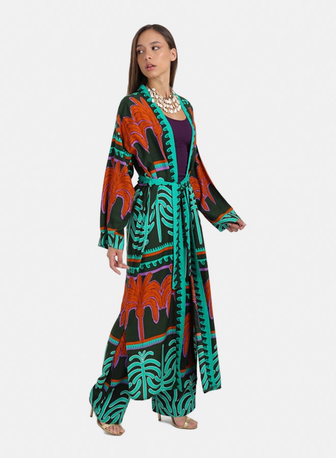 Carina كارديغان مزخرف بأشجار النخيل - Image 2