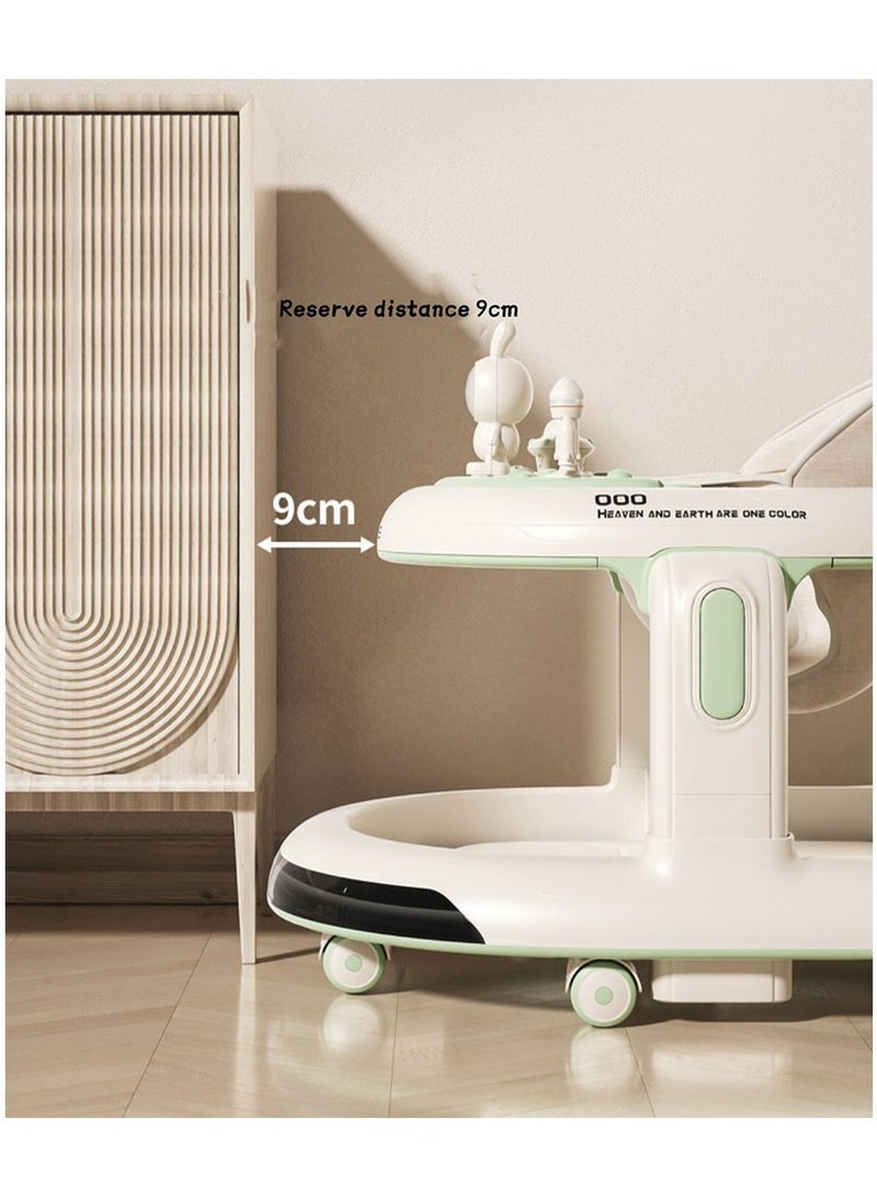 DANIM Baby Walker Toddler Push Walker with LED Lights Music Feeding Tray & Removable Toys Tray Adjustable Height and Seat - Image 2