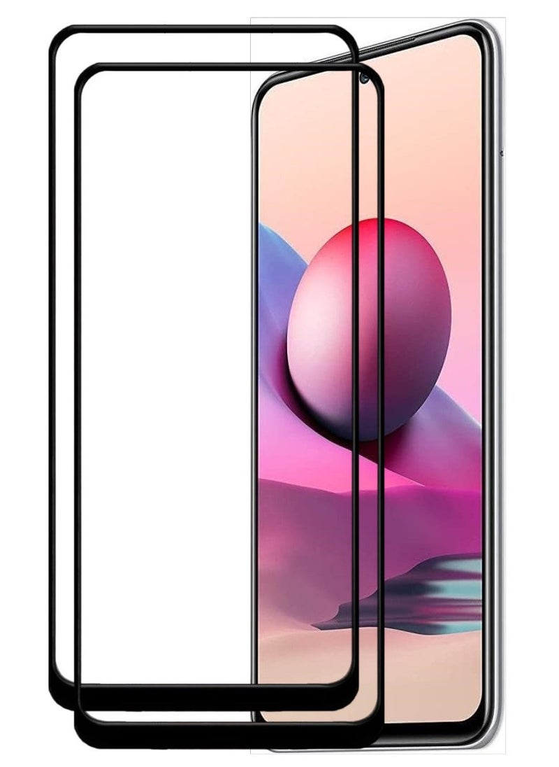 ACLIX 2 Pieces Antistatic ESD Dustproof Premium Quality High Definition Tempered Glass Screen Protector Designed For Xiaomi Redmi Note  10 - Image 1