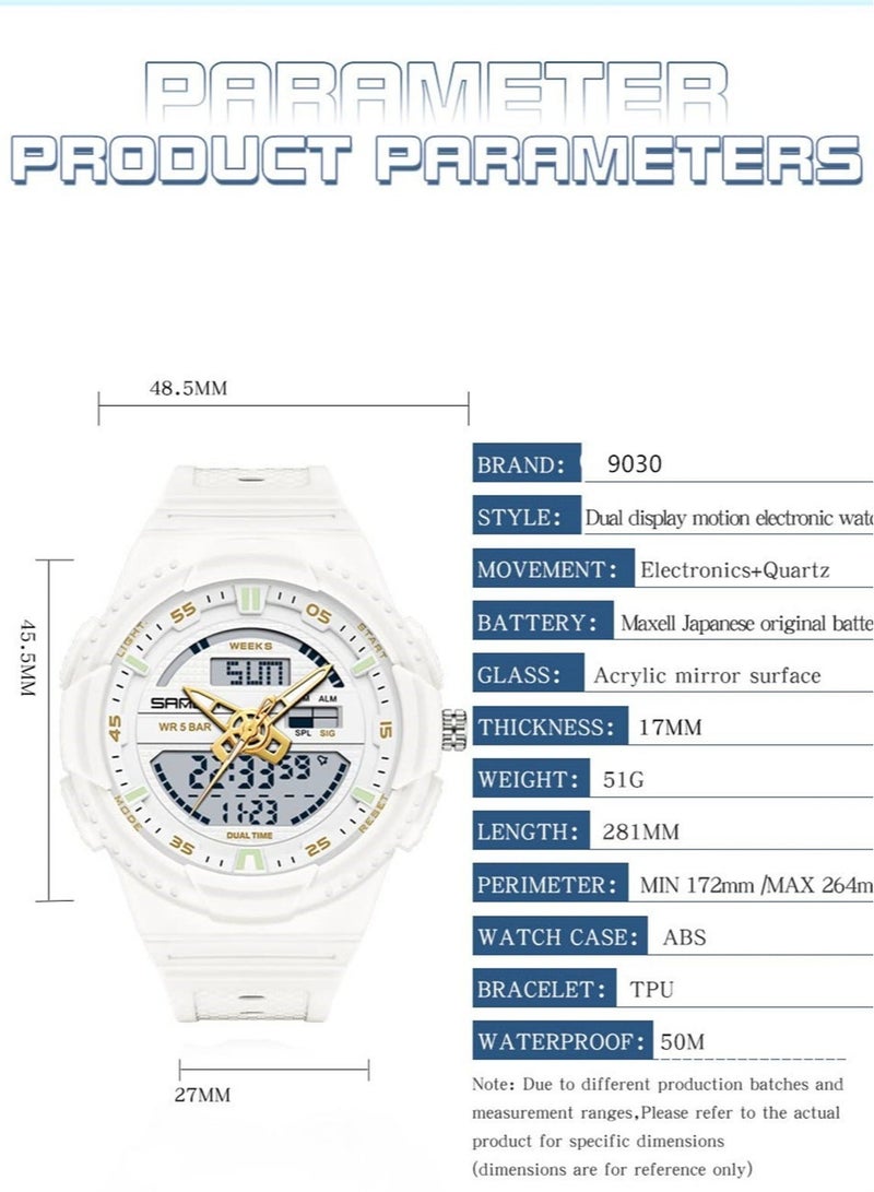 Captaintech Women's Waterproof Sport Digital Watch, Ladies Wristwatch with Date, Luminous Back Light, Week, Alarm, Stopwatch, Ideal Gift for Girls and Women - Image 4