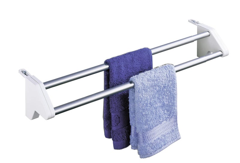 WENKO 3703100 Radiator Clothes Dryer Twin Aluminium 60 x 13 x 11557 cm Aluminium