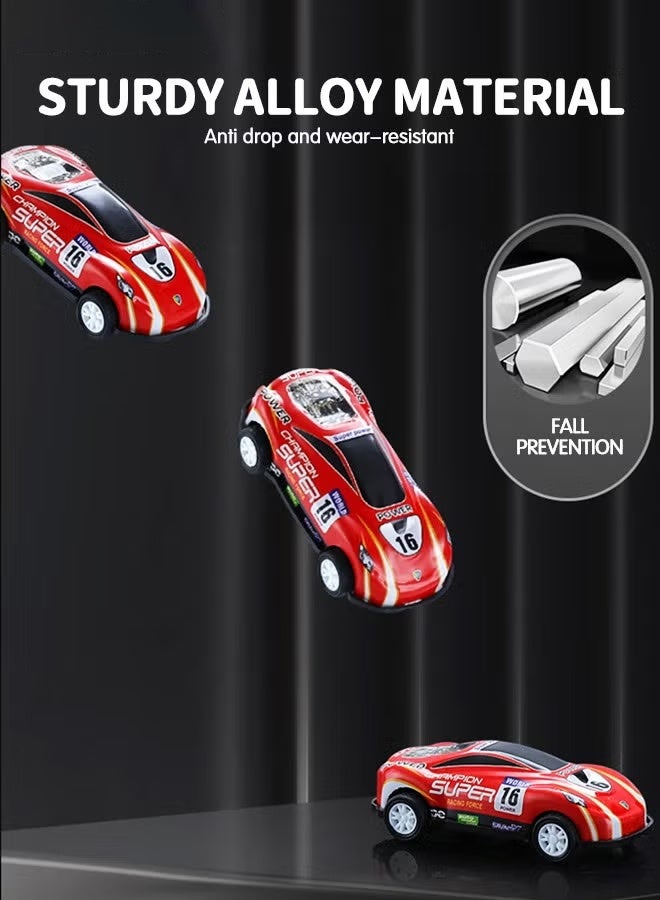 LJRN 30 Pack Pull Back Toy Cars with Storage Box, Back to Force Toy Cars, Alloy Cast Mini Die-Cast Race Cars Vehicles Bulk, Party Favor Cars Toys, Best Gifts for Toddlers - Image 5
