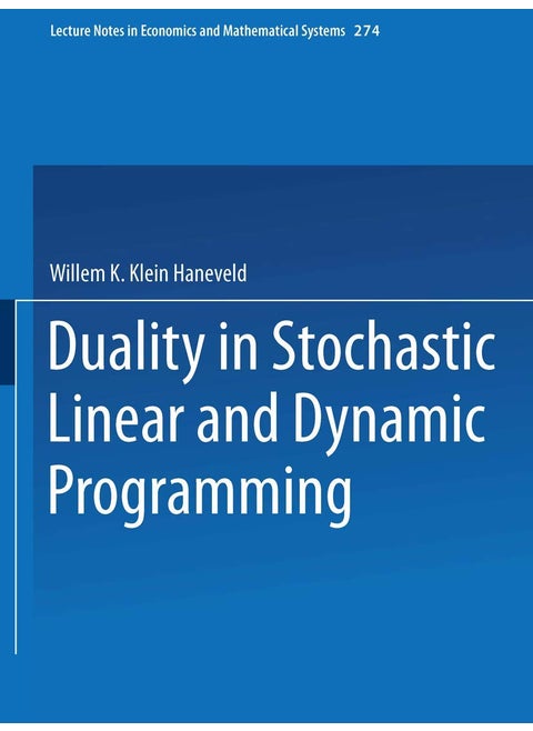 Duality in Stochastic Linear and Dynamic Programming