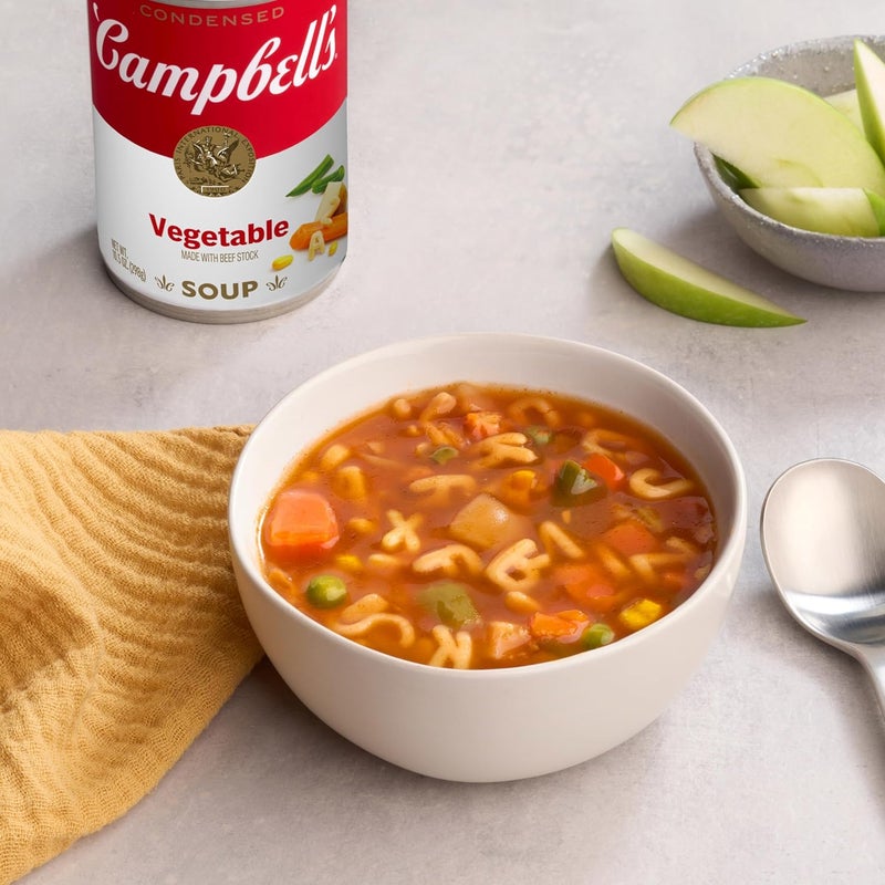 Campbell's Condensed Vegetable Soup with Beef Stock, 10.5 oz Can - Image 3