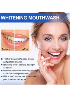 EELHOE Cool Mint Flavour Daily Mouthwash Milder Taste ，Mint  Pulling Mouthwash Bad Breath Treatment for Unisex and Children, Dry and Bad Mouth Smell Removing Drops, Easy to Carry and Handy Fresh Breath Serum  - Image 4