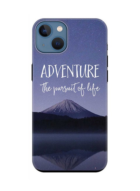 Tough Pro Series Case for Apple iPhone 14 Plus, Dual Layer hybrid PC and TPU Customized Mobile Cover Shield with inner TPU protection Matte Finish - Adventure