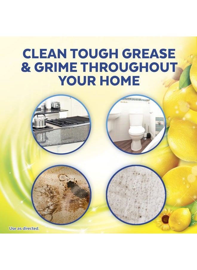 Lysol Multi-Surface Cleaner, Sanitizing and Disinfecting Pour, to Clean and Deodorize, Sparkling Lemon & Sunflower Essence, 48oz  - Image 3