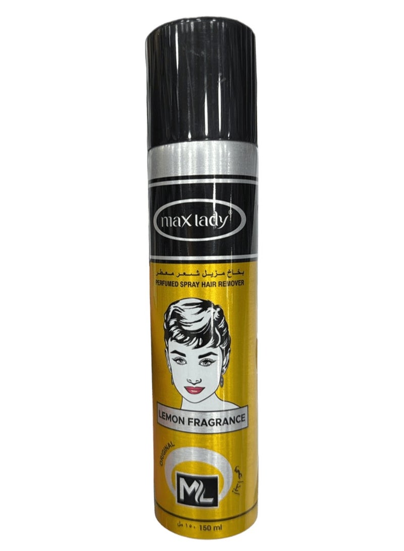 Perfumed Spray Hair Remover Lemon Fragrance 150 ml