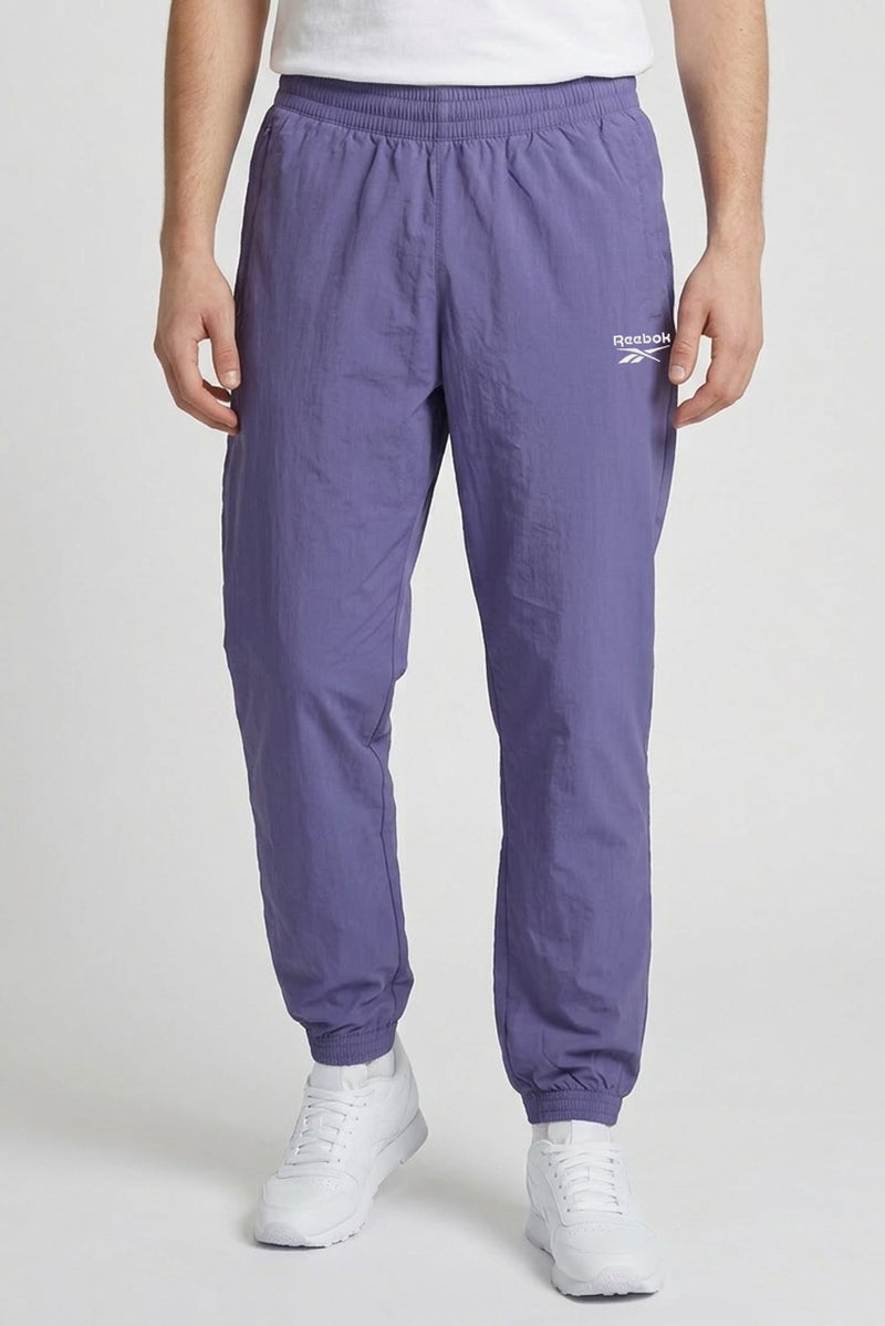 Reebok Men Sportswear Fit Training Track Pants, Violet - Image 1