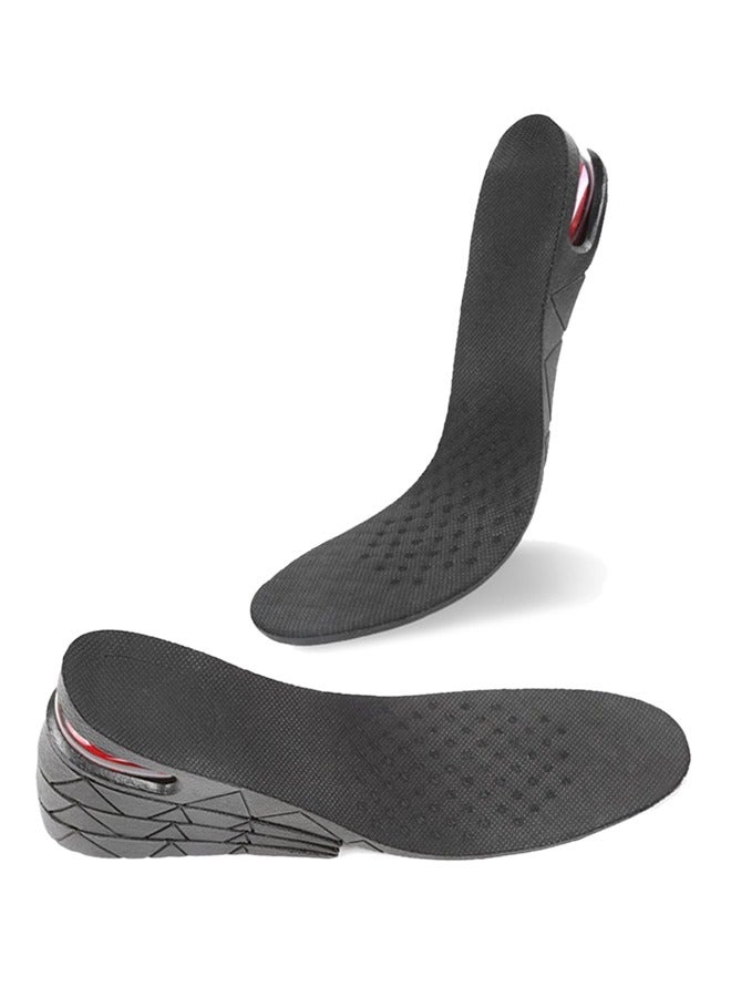 OUTAD Height Increase Boot Pad 4 Layers Shoe Insoles Black (one pair)  - Image 2