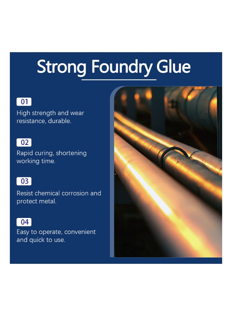 Jakehoe Strong Foundry Grue，Metal Repair Adhesive，High-Temperature Resistant Casting Repair Adhesive，Miracle Welding Adhesive，Premium Liquid Welding Filler For Metal Defects And Repairs (85ml) - Image 4