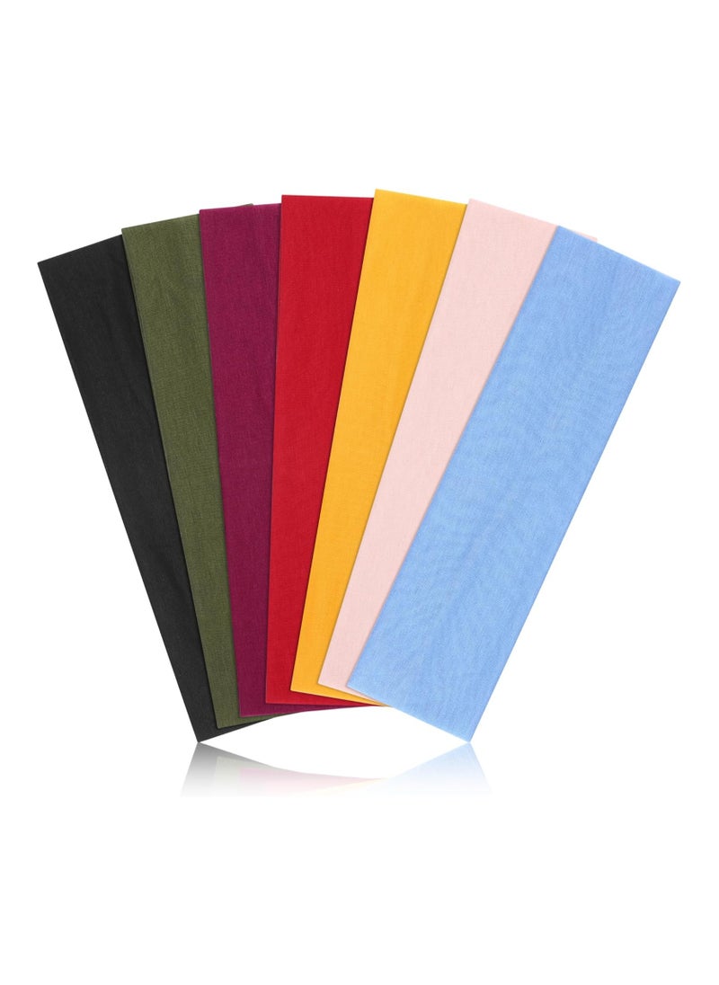 PYC 7 PCS Non Slip Fashion Sports Hair Bands for Women's Hair, Sports Headband for Running Yoga Daily Workout  - Image 1
