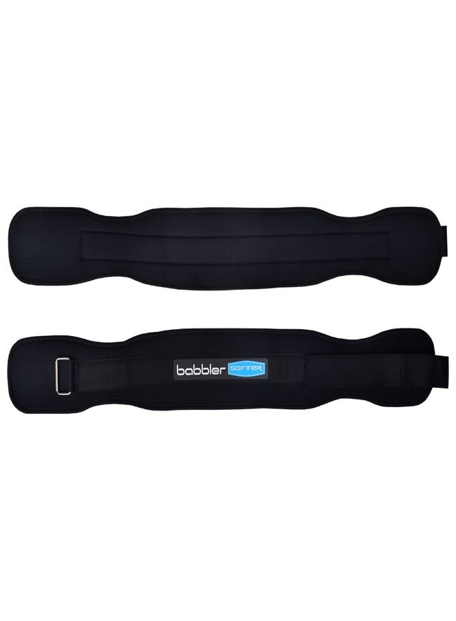 BABBLER Weight Lifting Belt, Softer 4" X-Large Flat Light Weight Foam Padded Belt with Velcro Fastener Export Quality, Adjustable Lumbar Support Belt - Image 4