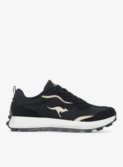 kangaROOS Women's Logo Embossed Sports Shoes with Lace-Up Closure