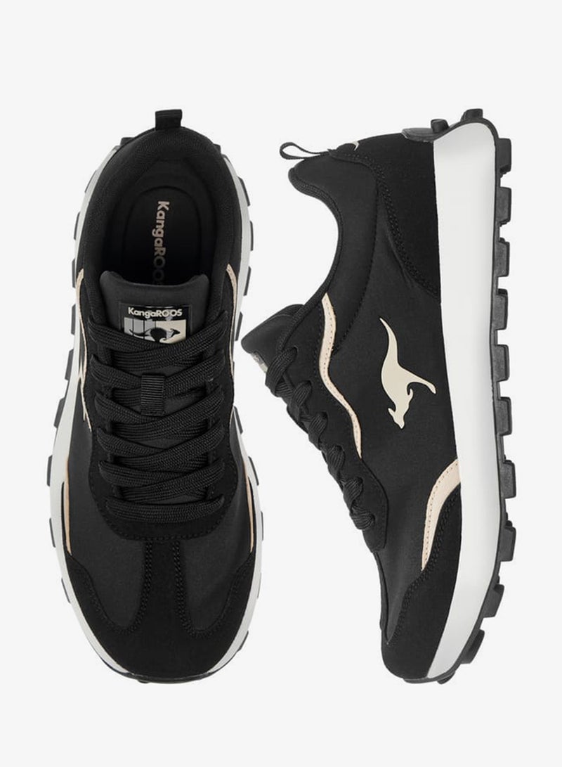 kangaROOS Women's Logo Embossed Sports Shoes with Lace-Up Closure - Image 3