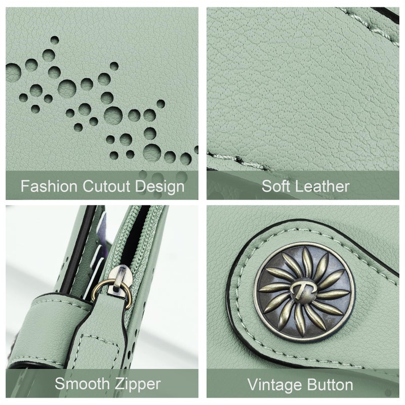 Tipmile Small Wallet for Women Bifold RFID Blocking Card Holder Leather Wallets with Zipper Coin Pocket - Image 5