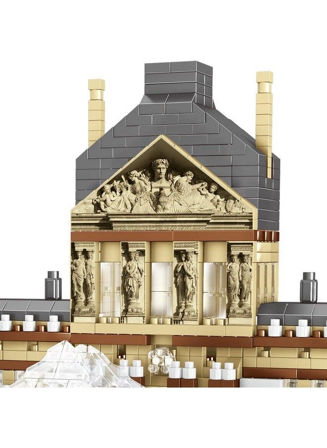 DOVOB - Architecture Louvre Micro Building Blocks Set（3377Pcs） World Famous Architectural Model Toys Gifts For Kid And Adult - Image 1