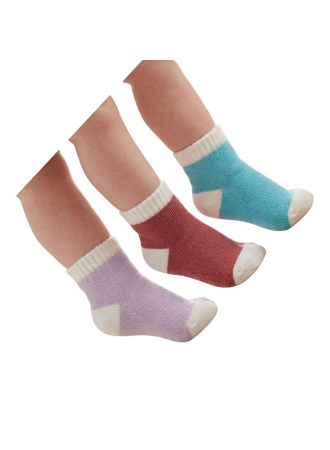 Colorful newborn baby socks, 3-pack - Image 2