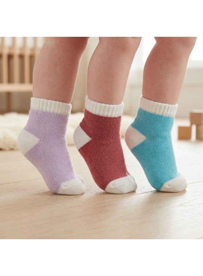 Colorful newborn baby socks, 3-pack - Image 3