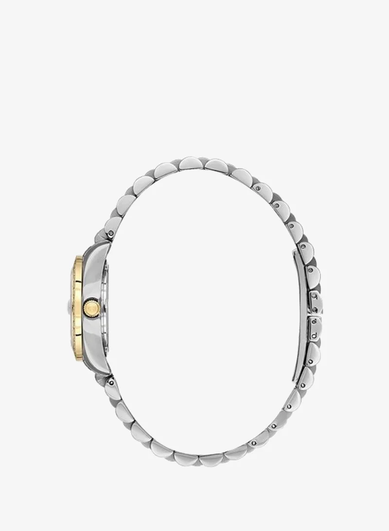 Freelook Paris Freelook - Charmant Women's Watch | Steel Case | Stainless Steel Band | Silver & Round Dial | Analog | Quartz | Mineral Glass | Premium Luxury Watch | Ideal Gift | Water Resistant 30 Meters