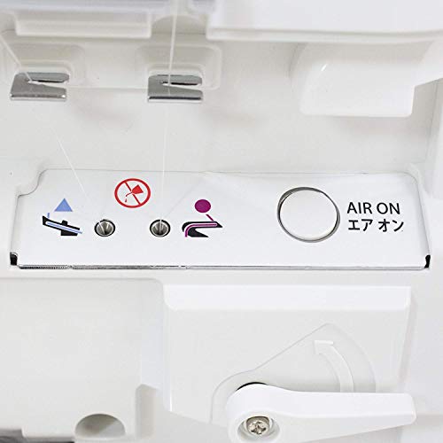 Juki MO-1000 Serger, Push Button Jet Air Looper Threader,purple - Image 3