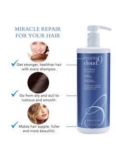 Brocato Brocato Cloud 9 Restoring Shampoo by Beautopia Hair: Miracle Repair Moisturizing & Revitalizing Shampoo - 32 oz  - Image 4