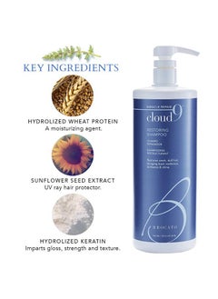 Brocato Brocato Cloud 9 Restoring Shampoo by Beautopia Hair: Miracle Repair Moisturizing & Revitalizing Shampoo - 32 oz  - Image 5