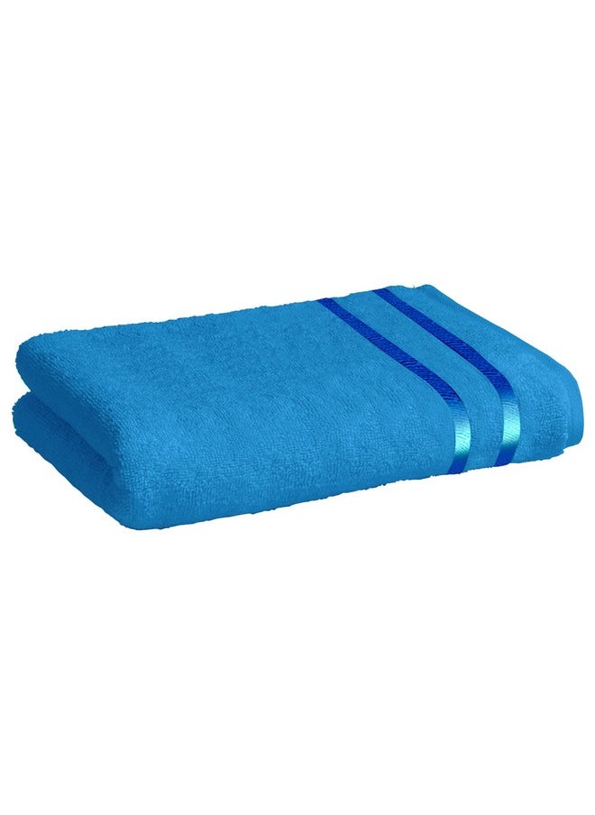Story@Home Story@Home Towels for Bath | Cotton Towels for Bath Large Size | Towel Set of 1 | 450 GSM | 70 x 140 cm | Blue | Bath Towels for Men, Women & Kids | Gym Towel | Perfect for Everyday Use  - Image 1