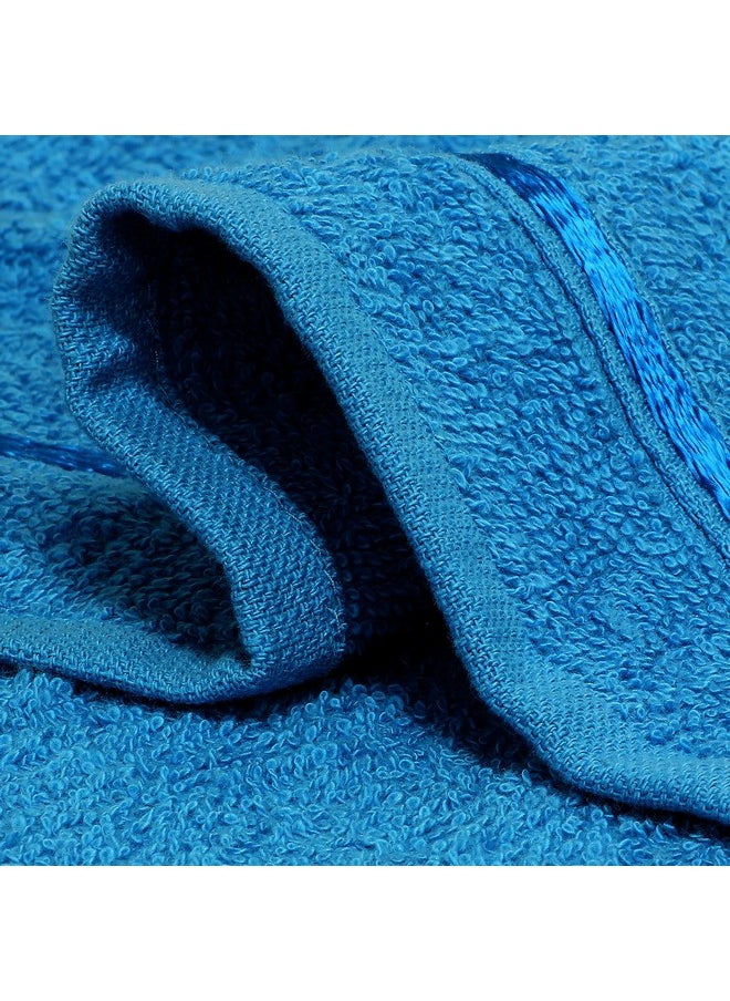 Story@Home Story@Home Towels for Bath | Cotton Towels for Bath Large Size | Towel Set of 1 | 450 GSM | 70 x 140 cm | Blue | Bath Towels for Men, Women & Kids | Gym Towel | Perfect for Everyday Use  - Image 4