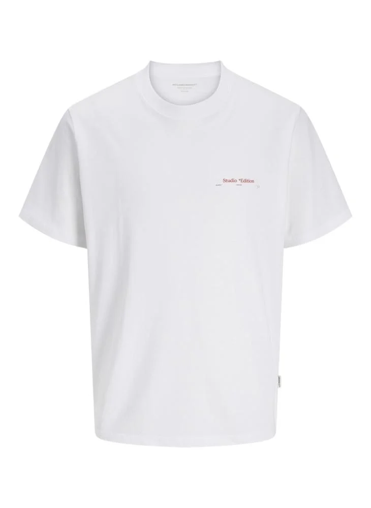 JACK & JONES Jorsplit Logo Crew Neck T-Shrt